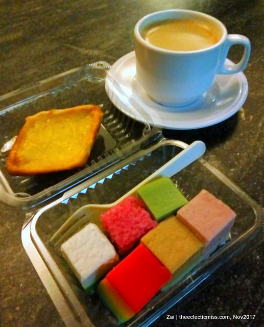 Kueh and Egg Tart from Singapore